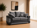 Denno Cord Fabric 2 Seater Sofa – Modern Compact Sofa